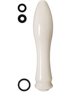 Cream Ceramic Beer Pump Handle With Washers 
