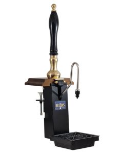New Handpull Beer Engine - 1/4pt Paragon Plus Clamp-on in Brass & Oak ( Beer Pump )