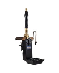 New Handpull Beer Engine - 1/4pt Paragon Plus Clamp-on in Brass & Oak ( Beer Pump )