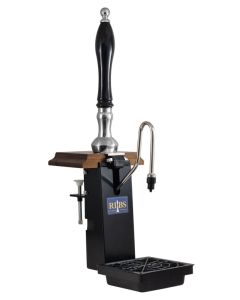 Handpull Beer Engine - NEW 1/4pt Paragon Plus Clamp-on in Chrome & Oak ( Beer Pump )