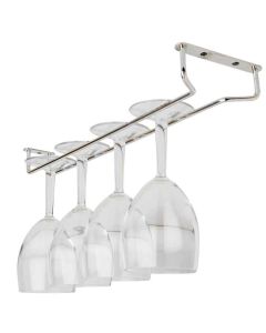 Glass Hanger 16'' Chrome