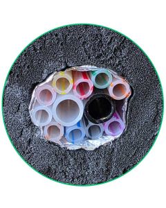 Python Off-Cut - 10(3/8") + 2 (15mm) Coil & Foil Python with 19mm Insulation - 15 Mtr Coil