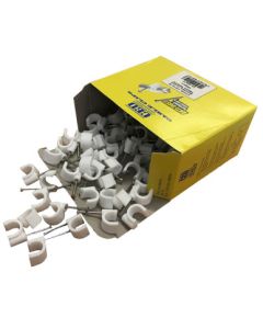 Tube / Cable Clip Round 10mm (3/8 MDP)- 100Pack