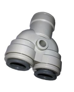 John Guest - 3/8" Equal Two-Way Divider (Y Piece) - Push Fit