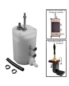 DDG/Higene 1/4pt Cylinder Replacement for BDV Chatworth Handpull