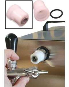 Lindr and Dry Block Dispense Tap to John Guest Font Adaptor