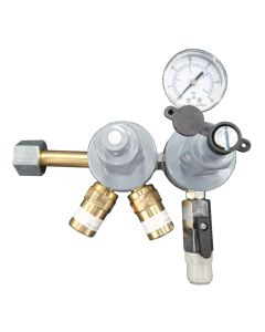 2 Stage CO2 (Beer Spec) Bottle Mount Regulator with Max 35PSI Outlet