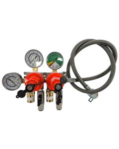 2 Stage CO2 (Soft Drinks) Regulator - Wall Mount