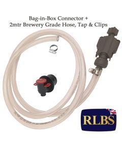 Bag-in-Box BIB Cask Handpull Connection Pipe + Tap