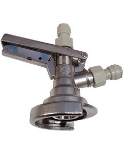 A-Type Keg Coupler with 3/8" Push Fit Fittings