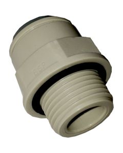 3/8” x 3/8" BSP Straight Adaptor - Push Fit