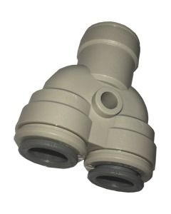John Guest - 1/2" Equal Two-Way Divider (Y Piece) - Push Fit