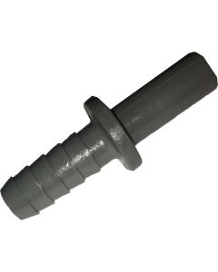 Tube to Hose, 3/8" Straight Stem x 3/8" Barbed Stem – Push Fit