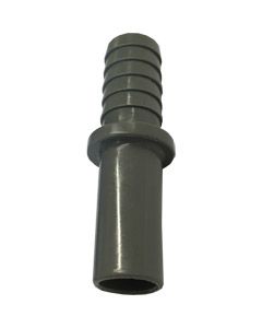 Tube to Hose, 1/2" Straight Stem x 1/2" Barbed Stem – Push Fit