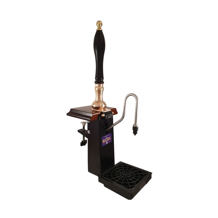 BRASS/WHITE EWL PARAGON BEER ENGINE REAL ALE HAND PULL FOR MAN CAVE/SHED PUB 