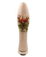Hunting Scene Beer Pump Ceramic Handle NEW