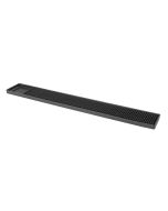 Bar Mat - Deluxe Black Rubber 610mm x 80mm