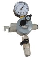 Professional Secondary Reducing Drinks Gas Regulator (Wall Mount) with 1 Gauge