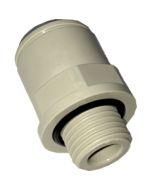 3/8” x 1/4" BSP Thread - Straight Adaptor - Push Fit