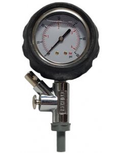 High Pressure Test Tool (Snifter) 0-300psi Liquid Filled Gauge with Rubber Cover