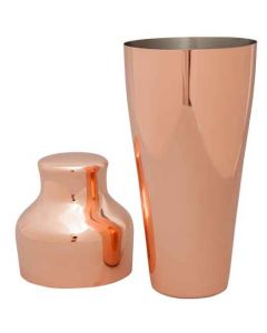 Cocktail Shaker - Copper Plated Mezclar Art Deco Shaker 