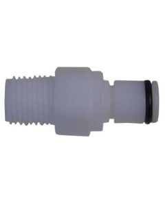 Vertical Extractor Rod and FleXtractor - 1/4" BSPT Quick Disconnect Male Coupling - For Broacher Vent (Part 2 of 2 Quick Disconnect)