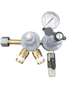 2 Stage CO2 (Beer Spec) Bottle Mount Regulator with Max 35PSI Outlet