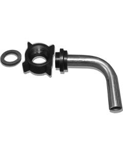 ¾ BSP Cask Tap Turn Down Tail Set – For Direct to Glass Dispense