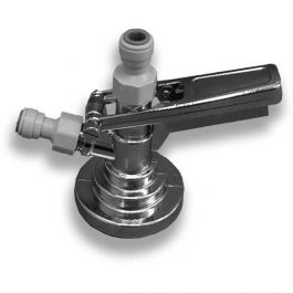 G-Type keg connector/ Grundy keg coupler with G Type Cleaning Socket