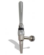 Dispense Tap - Chrome Tap with Removable Nozzle & Handle