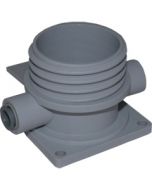Cleaning Socket - Wall Mount Backplate with 3/8 JG