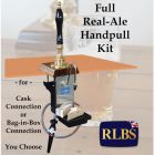 Full Real Ale Cask  or Bag-in-Box Beer Hand Pull Kit - Ready to Serve